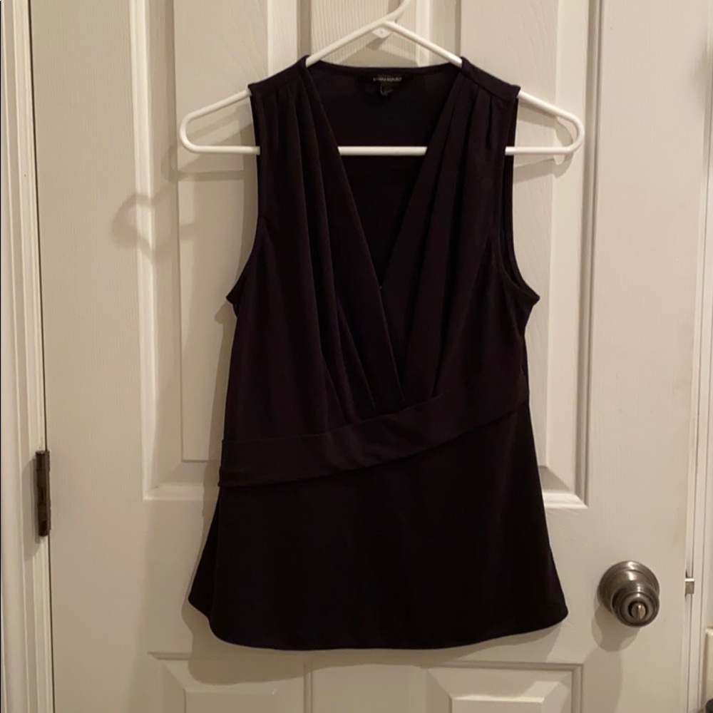 Sleeveless Black Blouse